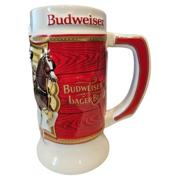 Budweiser Limited Edition Clydesdales Holiday Stein 2024 NEW Box Certificate - Picture 5 of 16